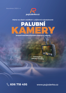 Novinka: Palubní kamery
